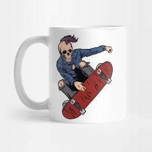 Skateboarding skeleton Mug